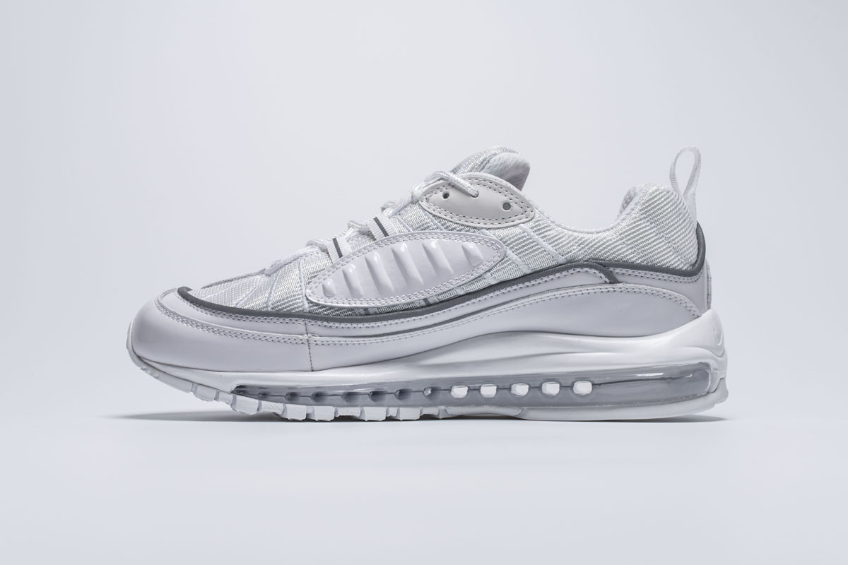 Supreme x Air Max 98 "White Reflect Silver" фото № 2
