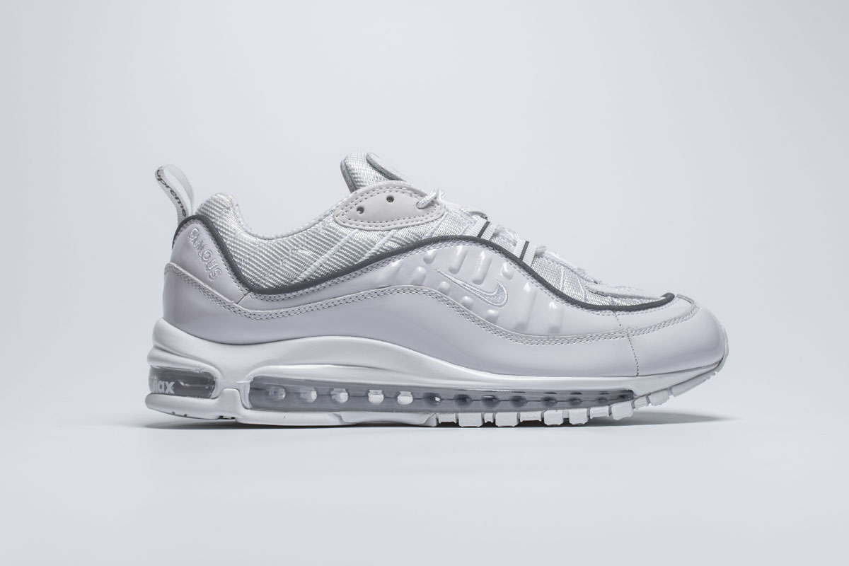 Supreme x Air Max 98 "White Reflect Silver" фото № 4