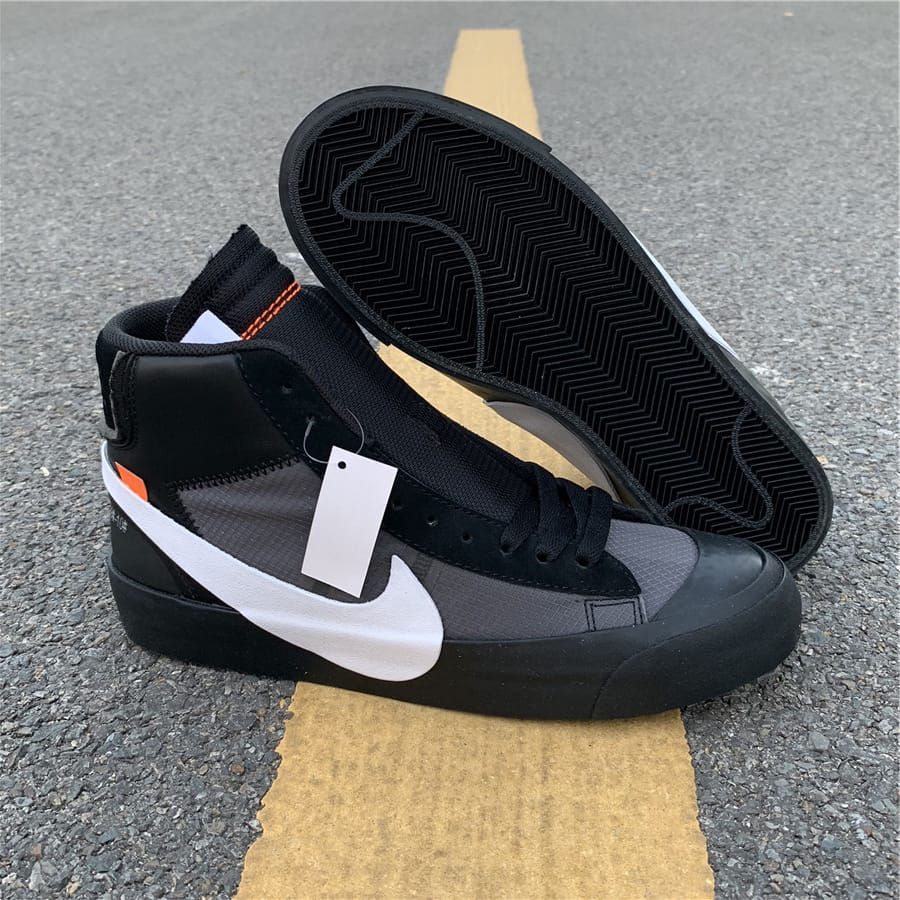 Off-White x Nike Blazer Spooky Pack "Black" фото № 5
