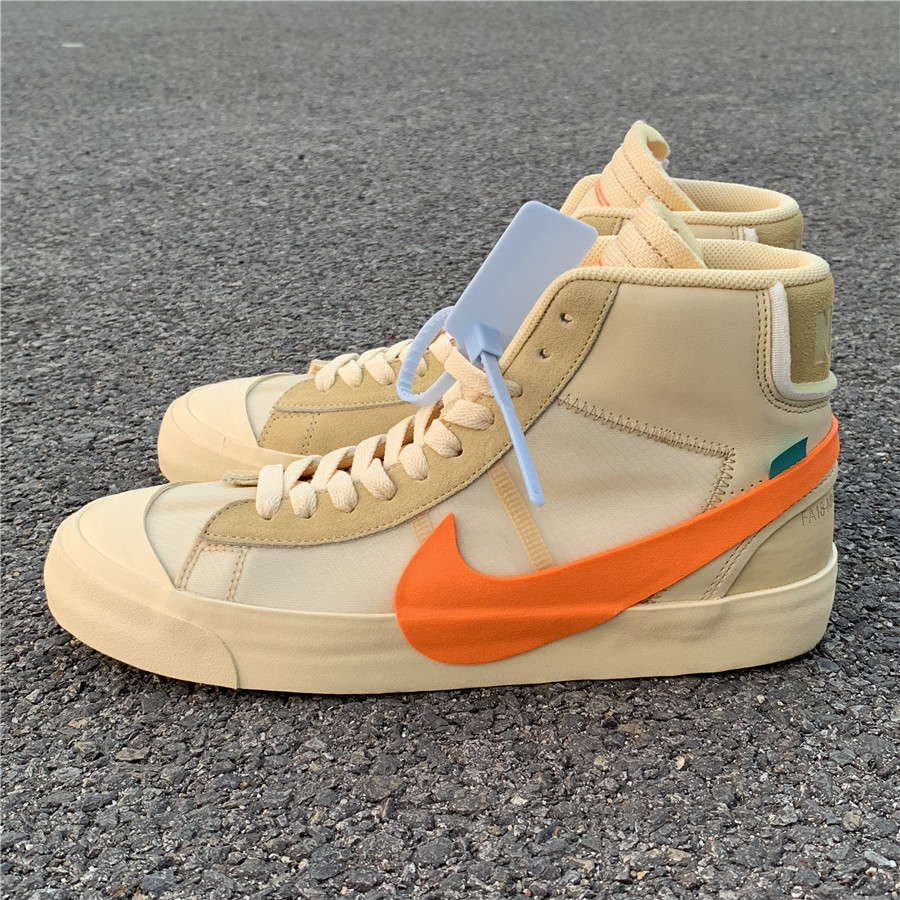 Off-White x Nike Blazer Spooky Pack "Orange" фото № 4