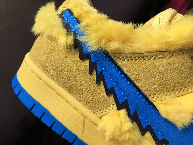 Grateful Dead x Nike SB Dunk Low "Bears Yellow" фото № 3