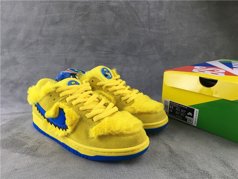Grateful Dead x Nike SB Dunk Low "Bears Yellow" фото № 4