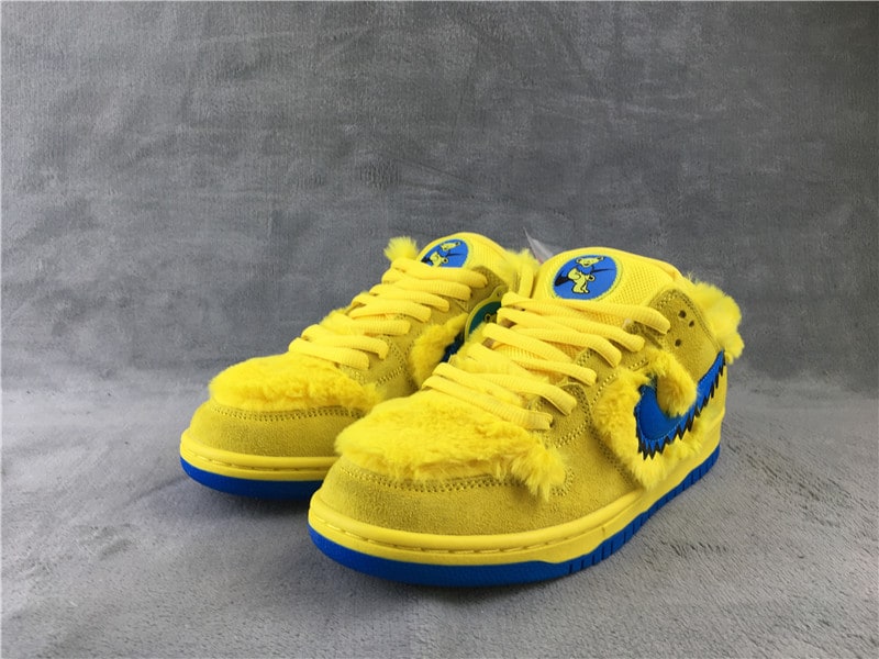 Grateful Dead x Nike SB Dunk Low "Bears Yellow" фото № 5