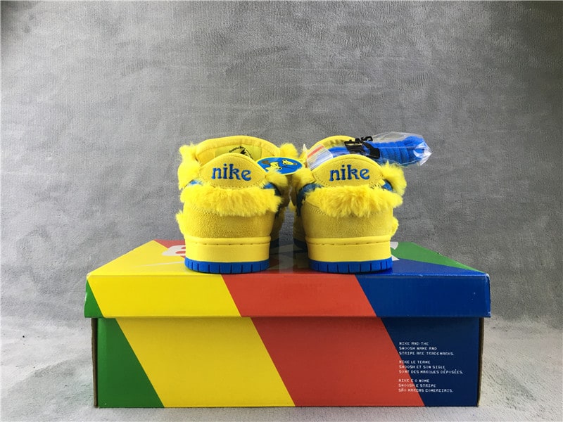 Grateful Dead x Nike SB Dunk Low "Bears Yellow" фото № 6