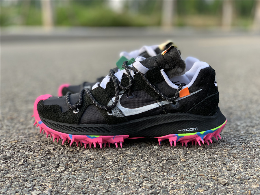 Off-White x Nike Zoom Terra Kiger 5 "Black" фото № 4