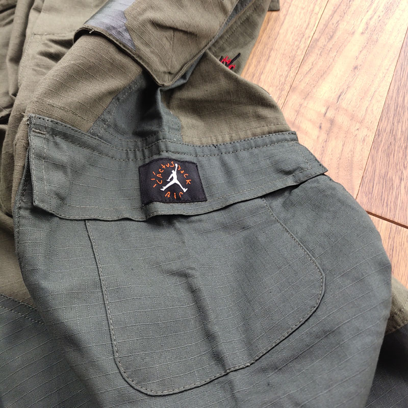 Штаны Air Jordan x Travis Scott "Green" фото № 9