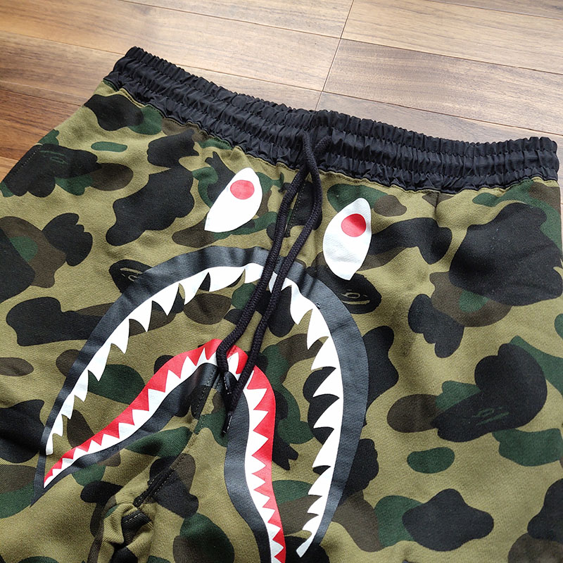 Штаны Bape Camo Shark "Green" фото № 5