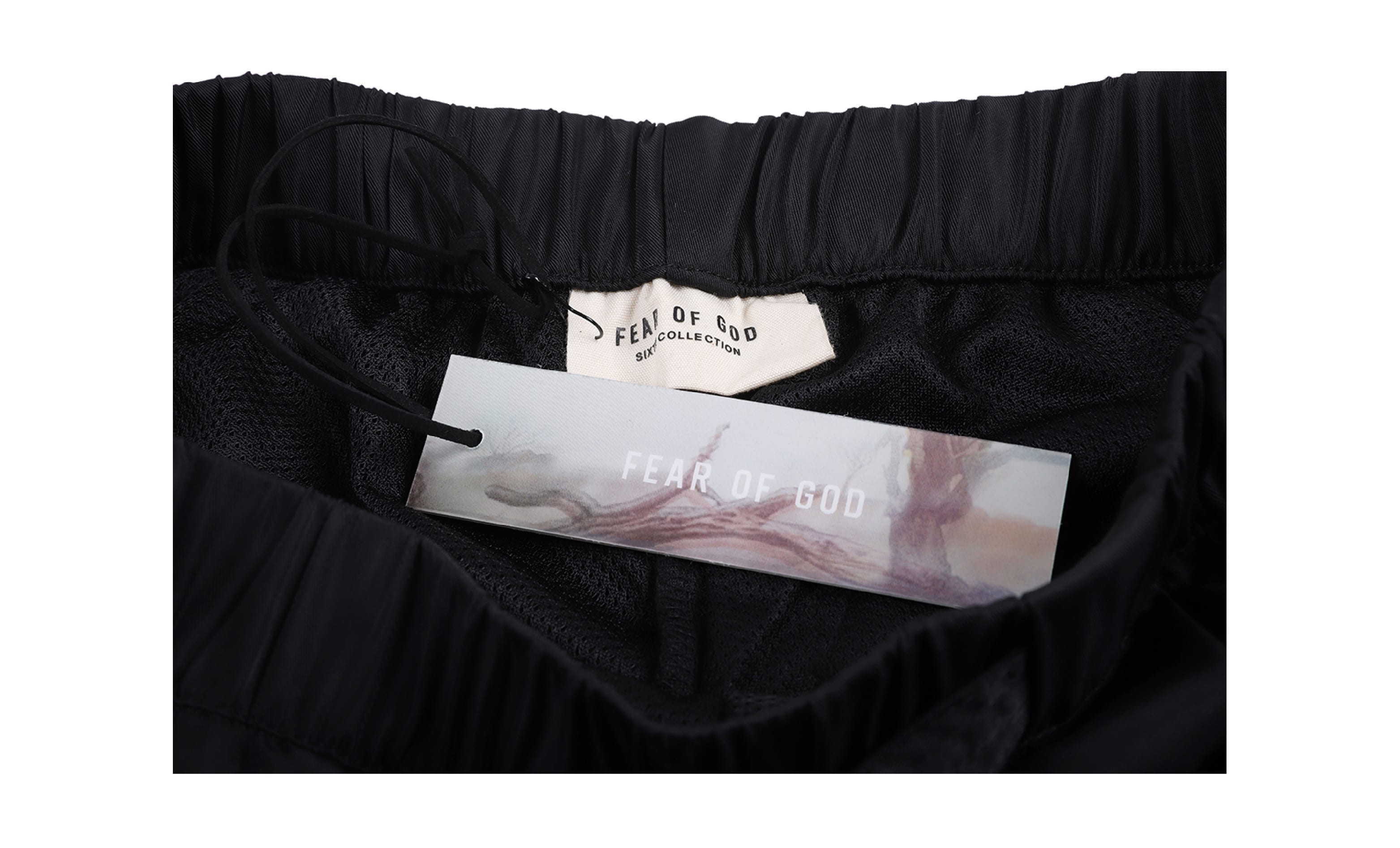 Штаны Fear Of God Velcro Buttoned "Black" фото № 6