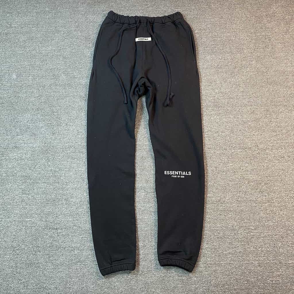 Штаны Fear of God White Small Logo "Black" фото № 2