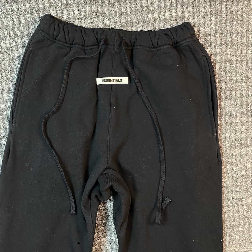 Штаны Fear of God White Small Logo "Black" фото № 5
