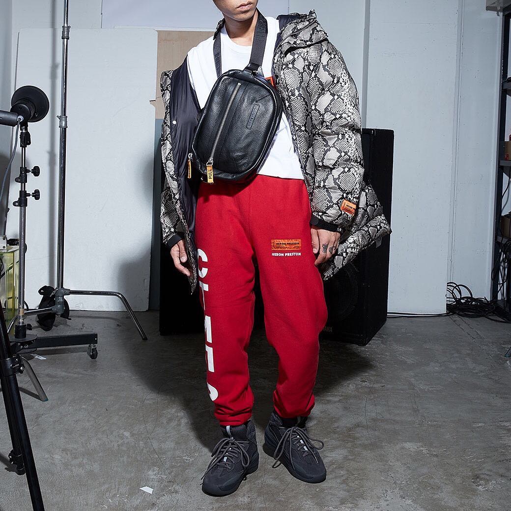 Штаны Heron Preston Стиль "Red" фото № 3