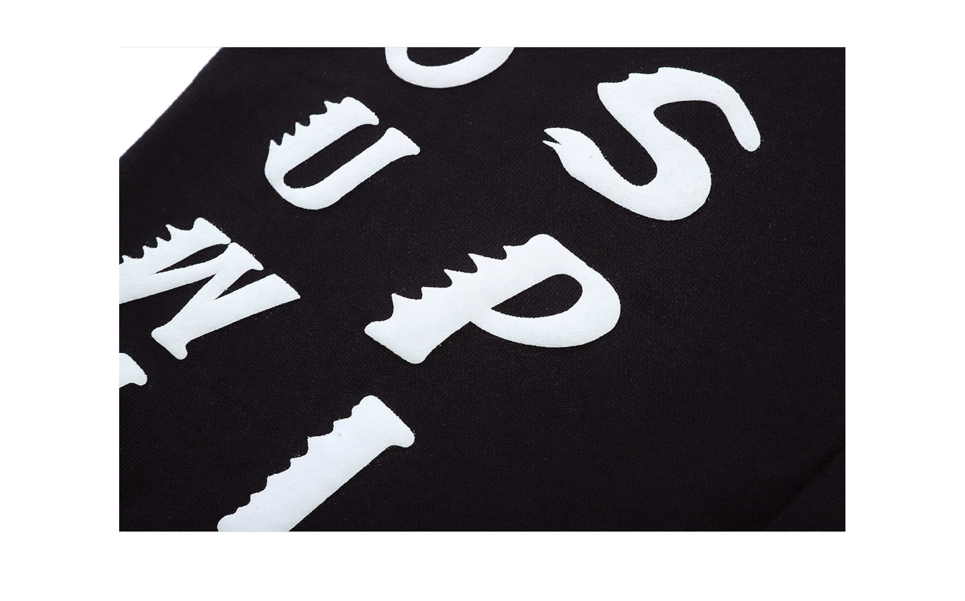 Штаны Jesus is King The Same Letter Print "Black" фото № 3