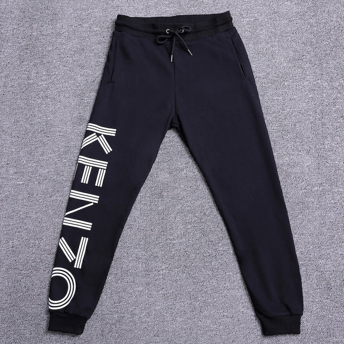 Штаны Kenzo Paris White Logo "Black" фото № 2