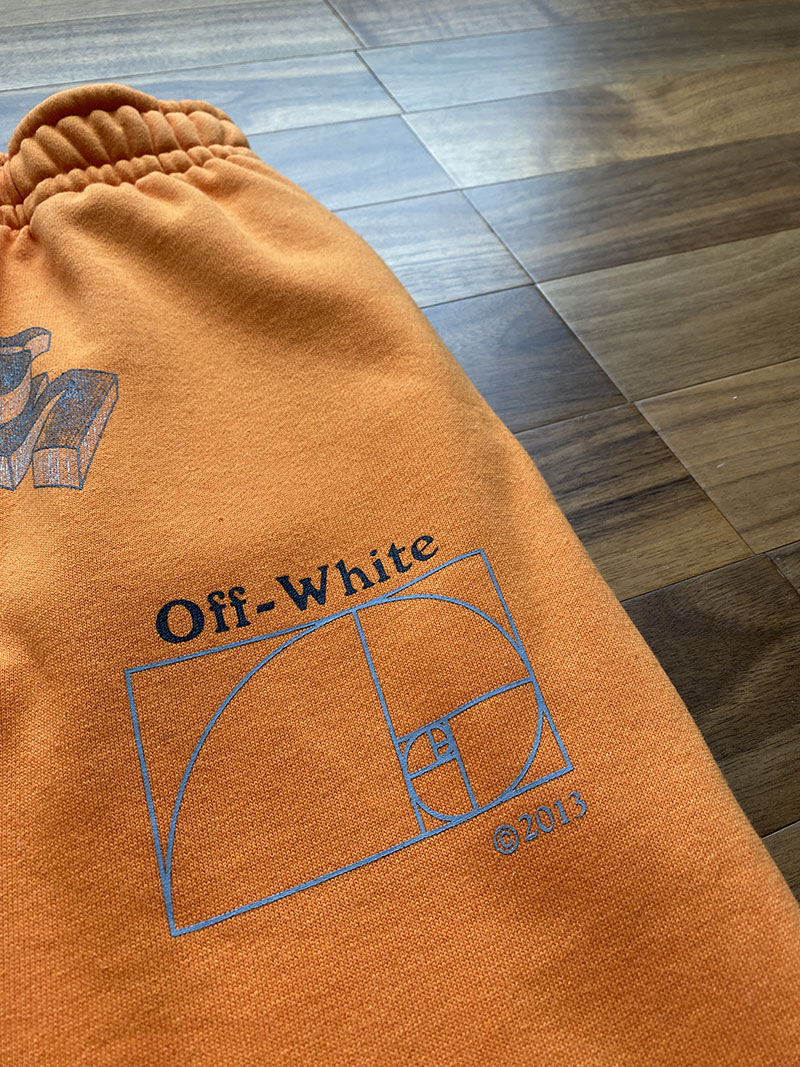 Штаны Off White Rationalism "Orange" фото № 7