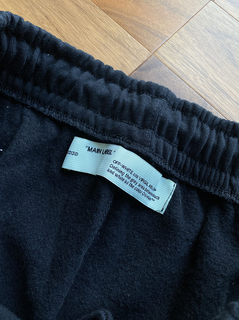 Штаны Off White Hand "Black" фото № 8