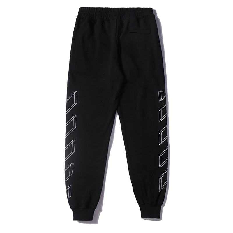 Штаны OFF WHITE Empty Figures "Black" фото № 2