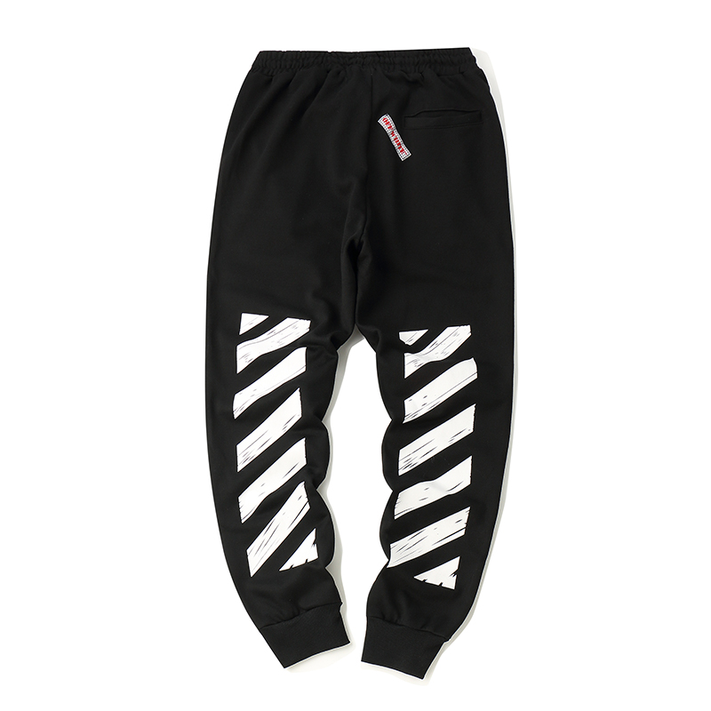 Штаны OFF WHITE Diagonal Stripes "Black" фото № 2