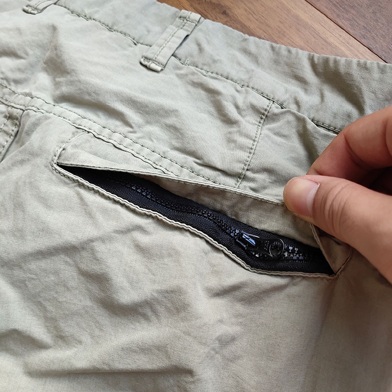 Штаны Stone Island Zipper "Beige" фото № 6