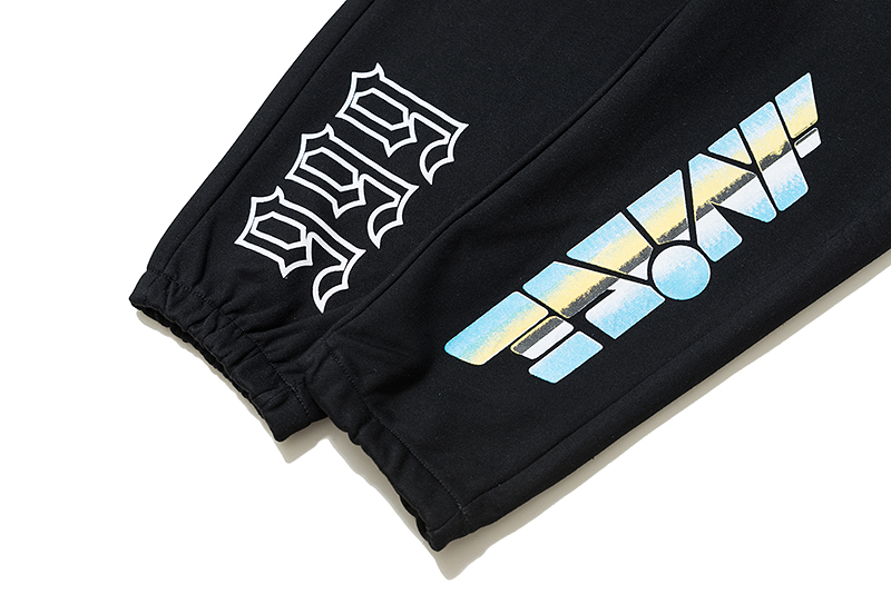 Штаны VLONE White 666 "Black" фото № 7