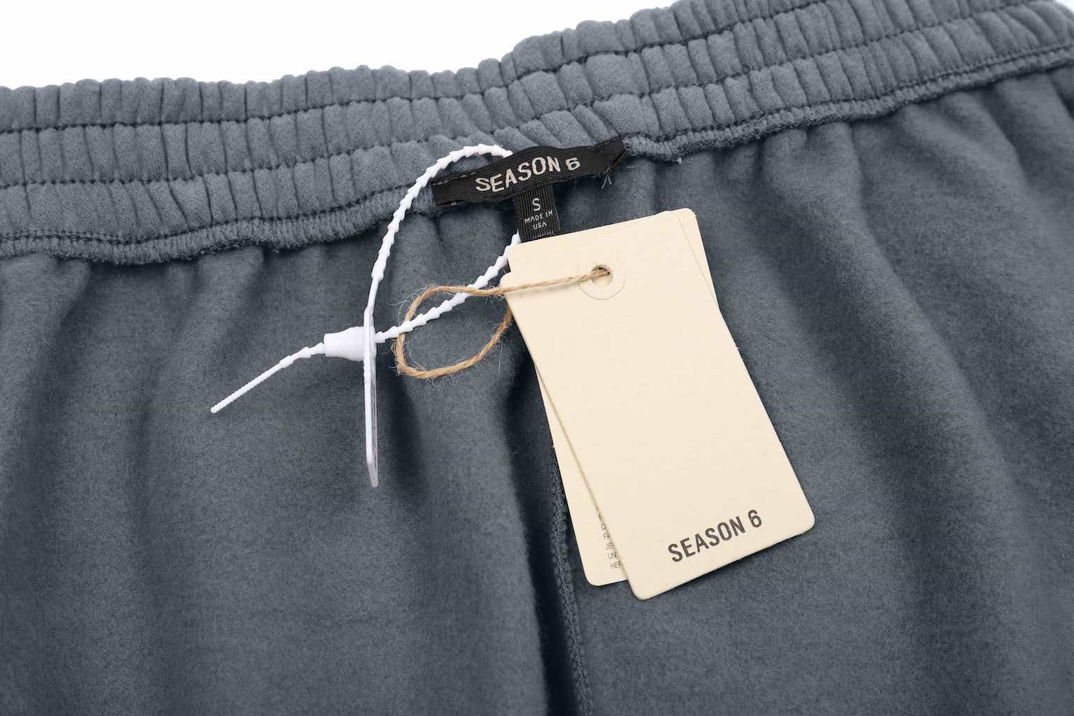 Штаны Yeezy Season 6 Fleece With Pocket "Gray" фото № 7