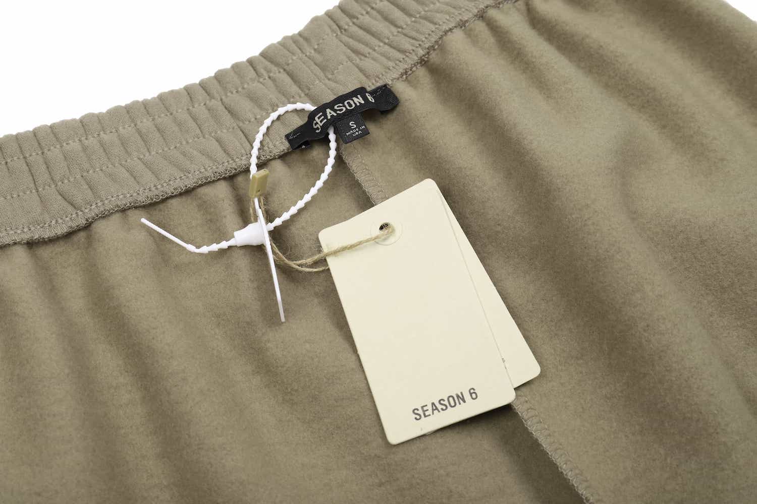 Штаны Yeezy Season 6 Fleece With Pocket "Beige" фото № 6
