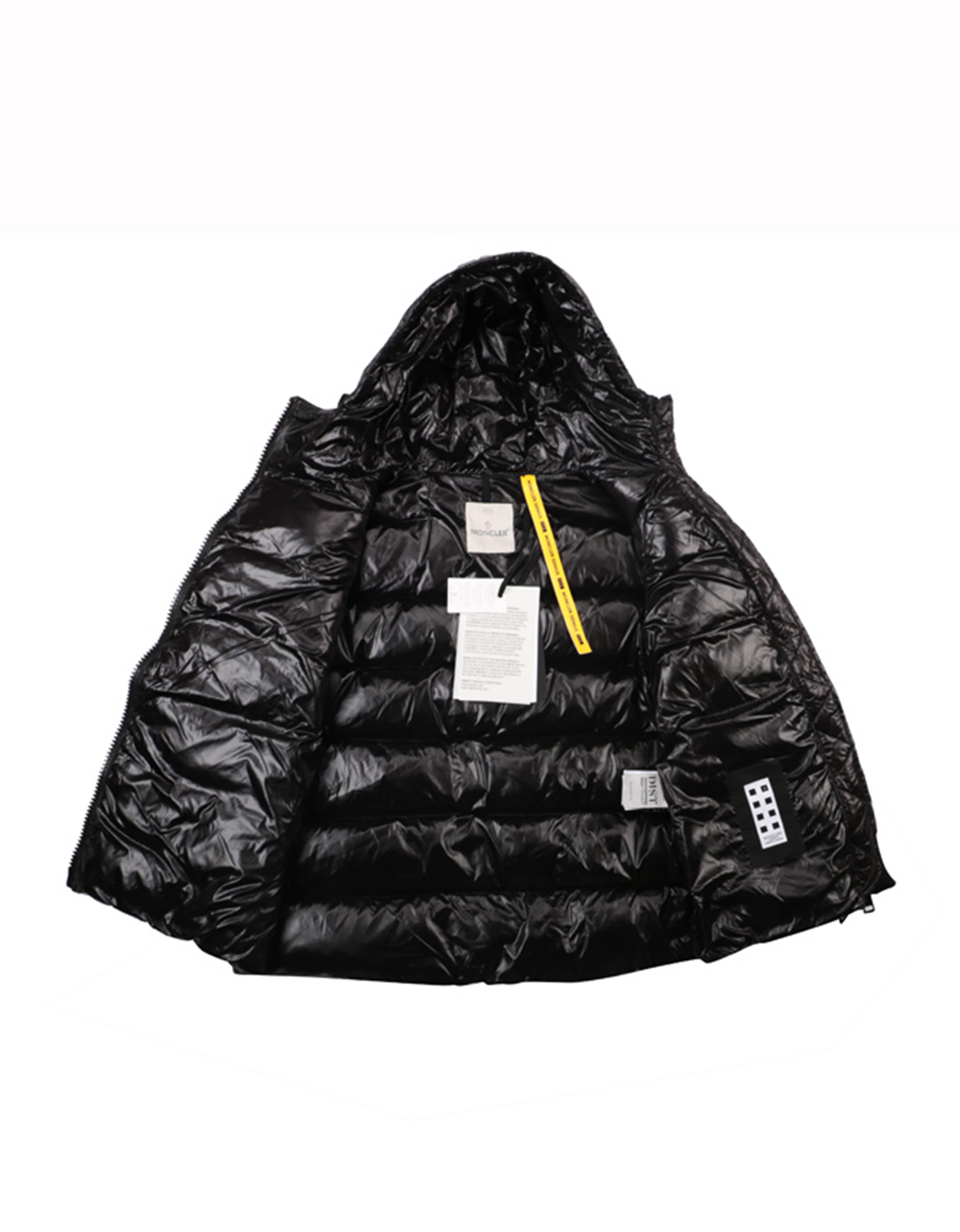 Пуховик Moncler Big Black Logo "Black" фото № 2
