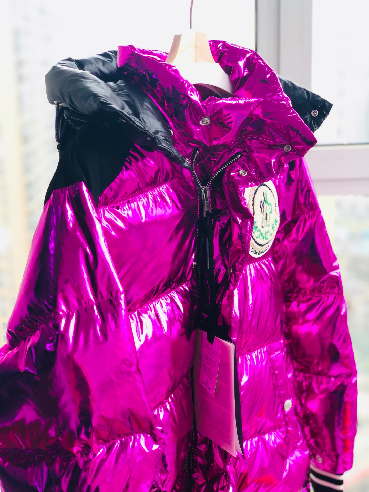 Пуховик Palm Angels x Moncler Big Label "Purple" фото № 4