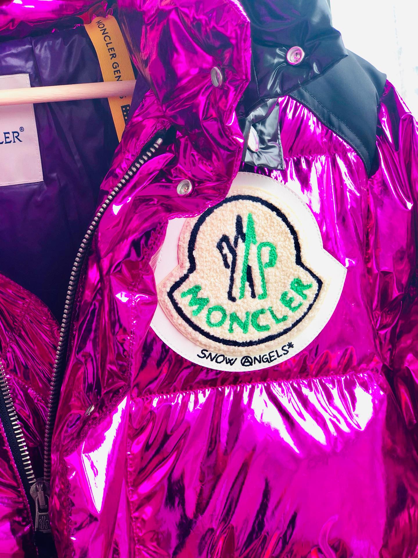 Пуховик Palm Angels x Moncler Big Label "Purple" фото № 8