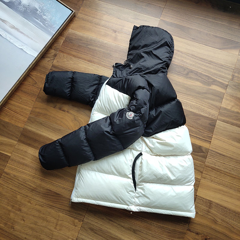 Пуховик Moncler Small Label "Black/White" фото № 3