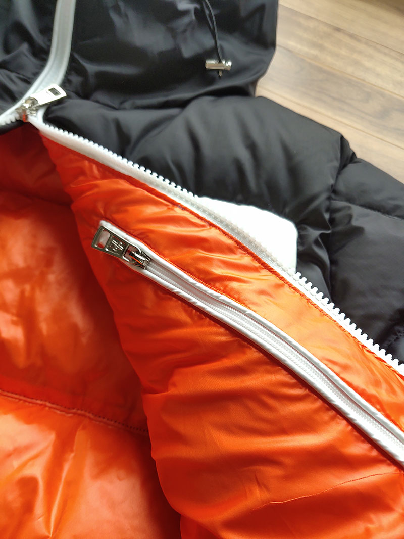 Пуховик Moncler Small Label "Black/White" фото № 6