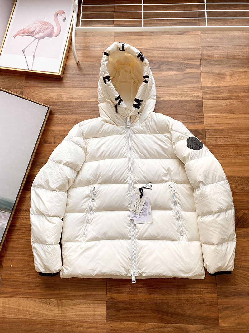 Пуховик Moncler Black Silikone Label "White" фото № 2