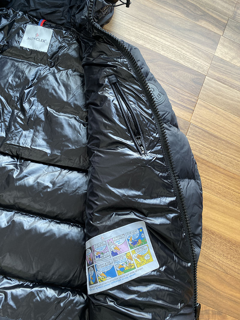 Пуховик Moncler Black Silikone Label "Black" фото № 9