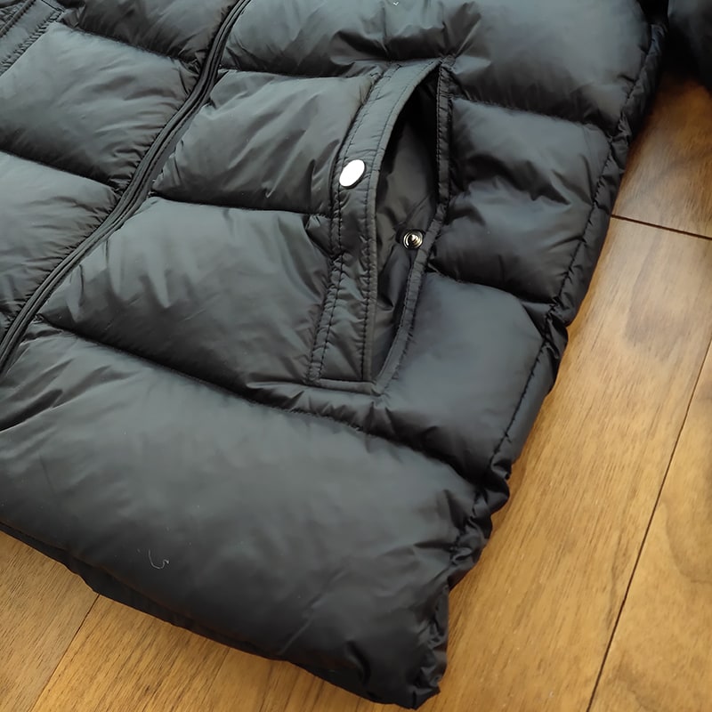 Пуховик Moncler Boucle Logo "Black" фото № 3