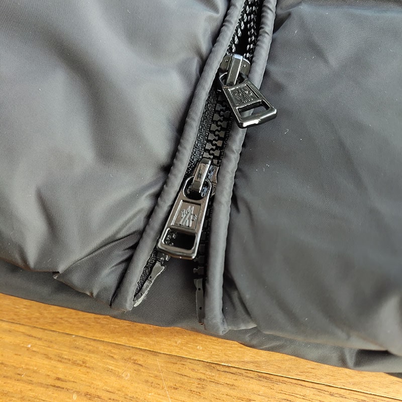 Пуховик Moncler More Embroidery Brand "Black" фото № 4