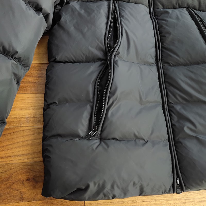 Пуховик Moncler More Embroidery Brand "Black" фото № 5