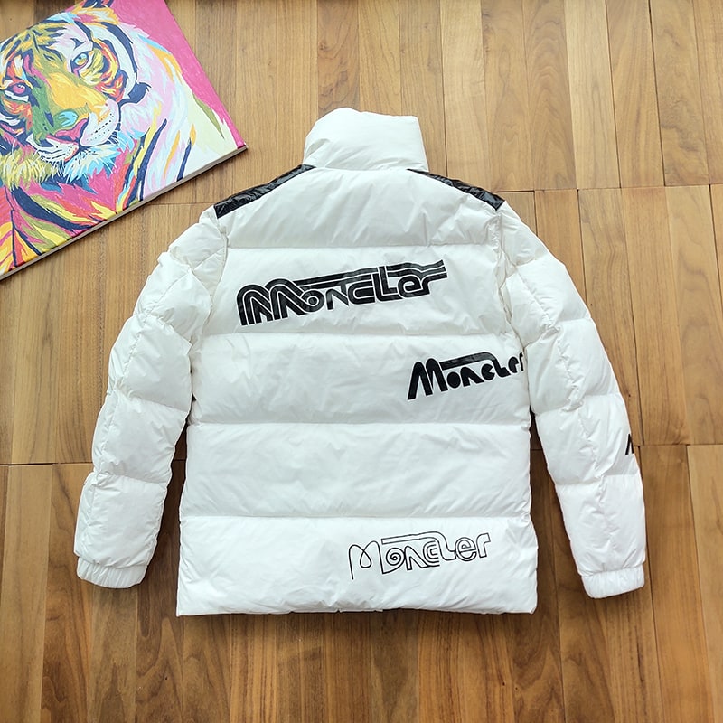 Пуховик Moncler More Black Brand "White" фото № 7