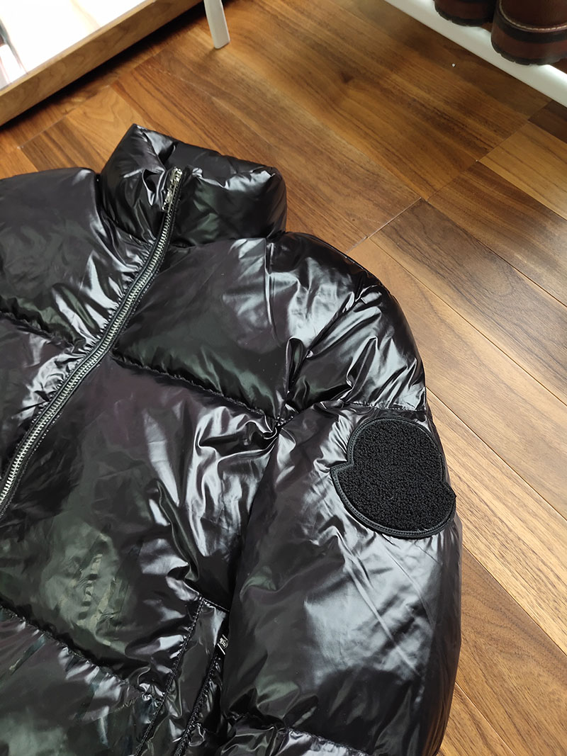 Пуховик Moncler Big M Terry Logo "Black" фото № 3