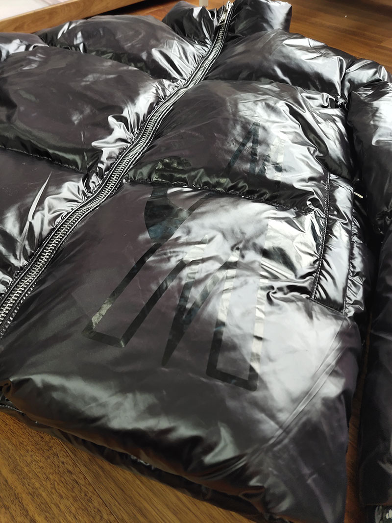 Пуховик Moncler Big M Terry Logo "Black" фото № 4