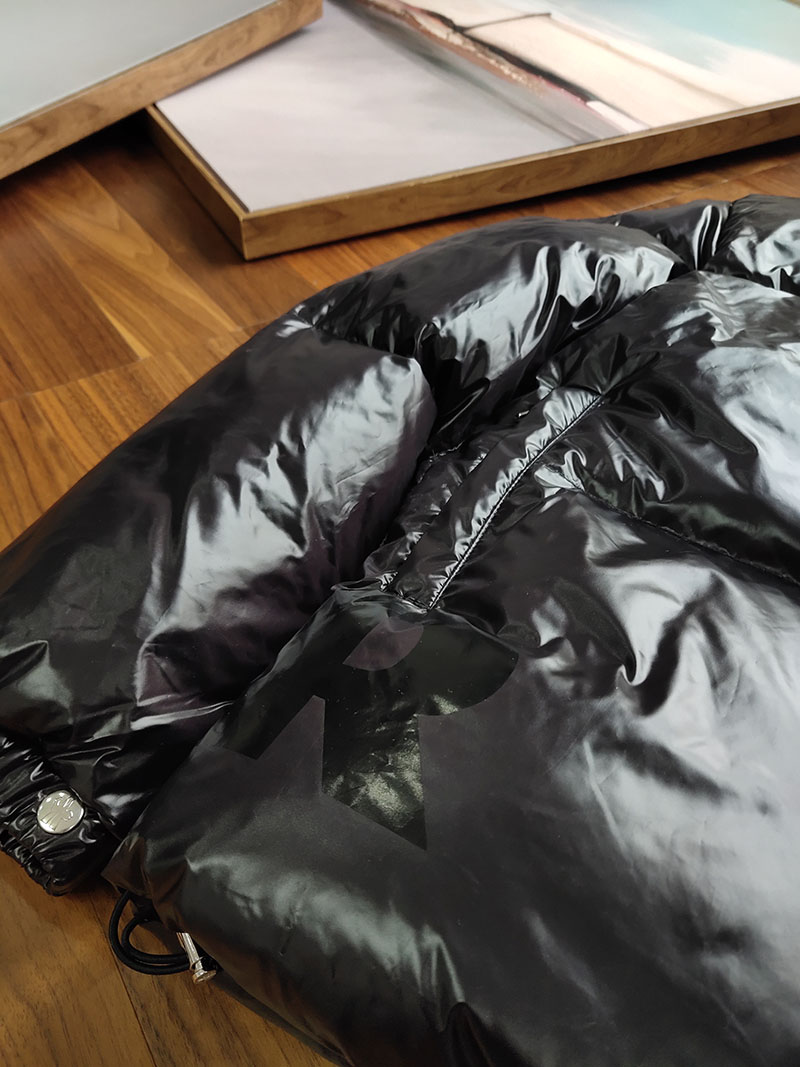 Пуховик Moncler Big M Terry Logo "Black" фото № 5