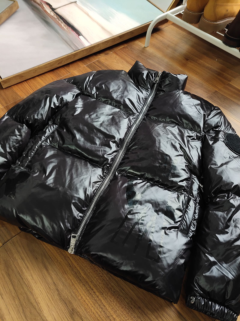 Пуховик Moncler Big M Terry Logo "Black" фото № 6