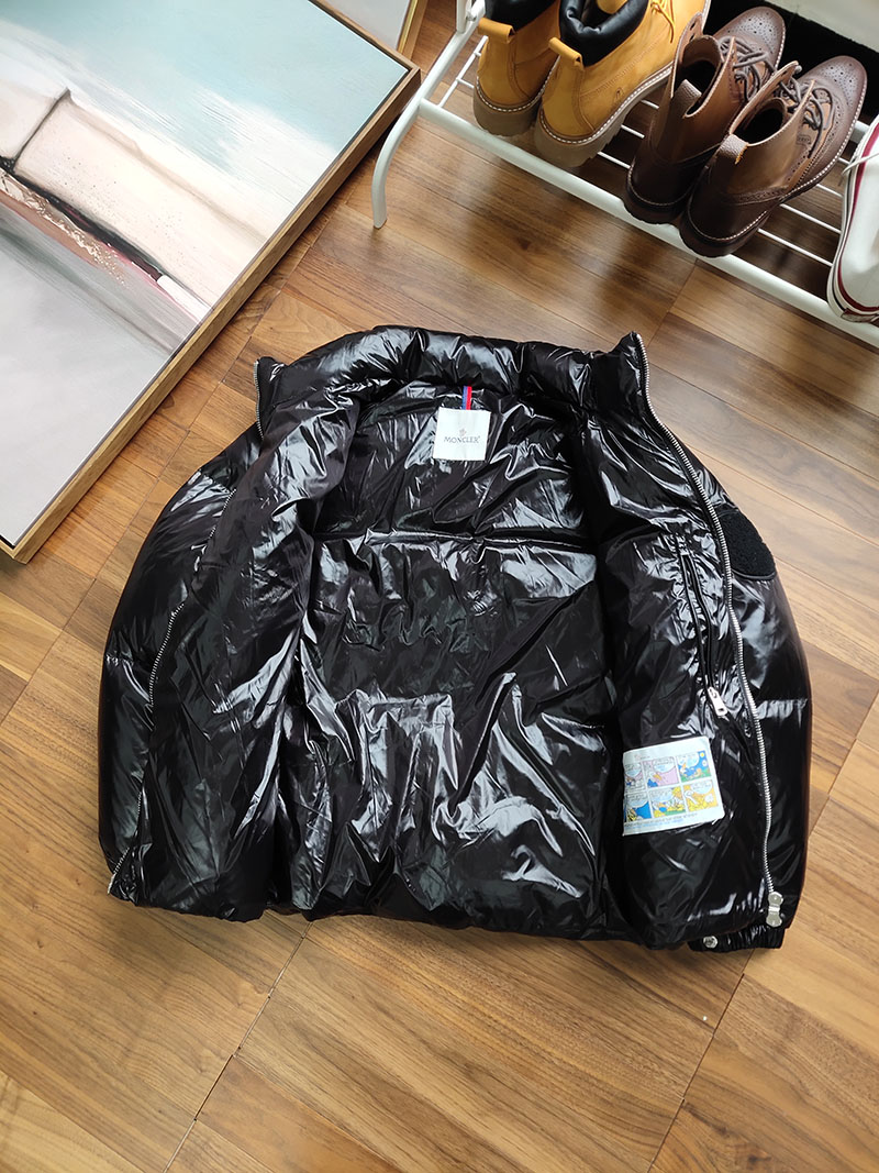 Пуховик Moncler Big M Terry Logo "Black" фото № 8