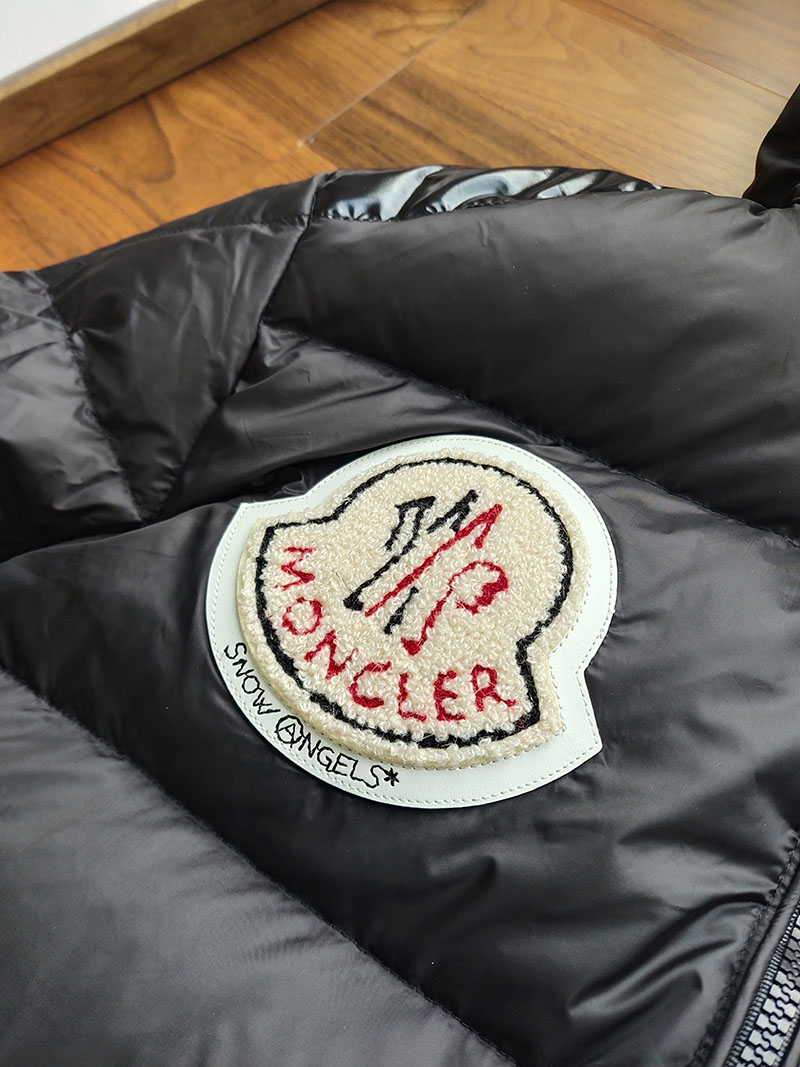 Пуховик Moncler x Palm Angles Bukle Lable "Black" фото № 6