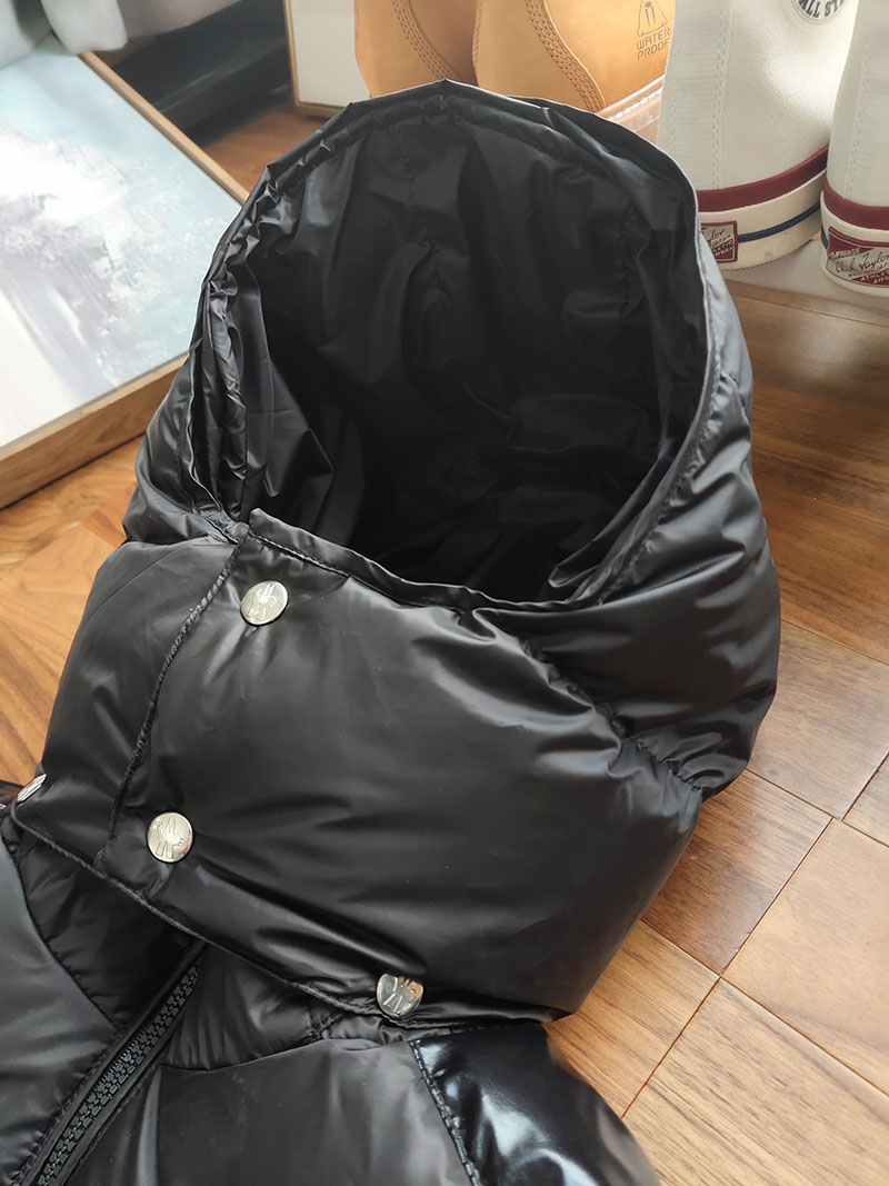 Пуховик Moncler x Palm Angles Bukle Lable "Black" фото № 8