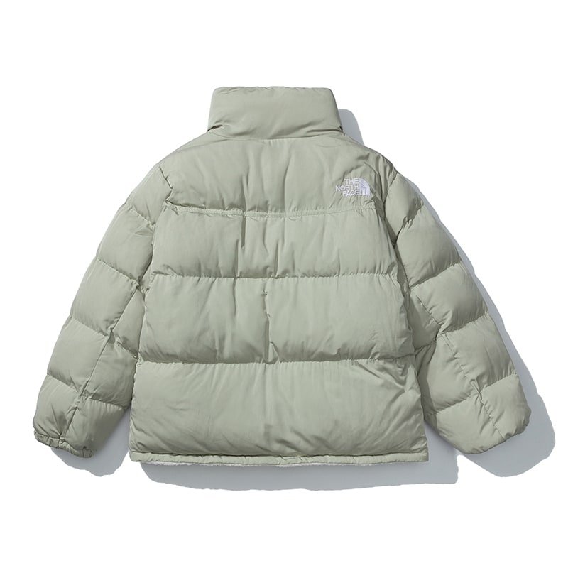 Двусторонняя куртка-пуховик The North Face Embroidery Logo "Gray" фото № 2