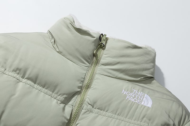 Двусторонняя куртка-пуховик The North Face Embroidery Logo "Gray" фото № 7