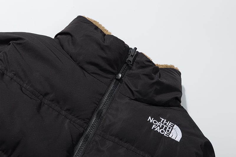 Двусторонняя куртка-пуховик The North Face Embroidery Logo "Black" фото № 5