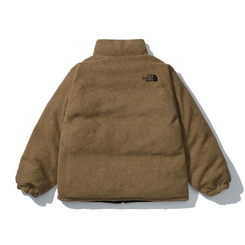 Двусторонняя куртка-пуховик The North Face Embroidery Logo "Brown" фото № 2