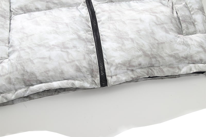 Пуховик Supreme x The North Face Paper Nuptse Jacket "Gray/Black" фото № 4