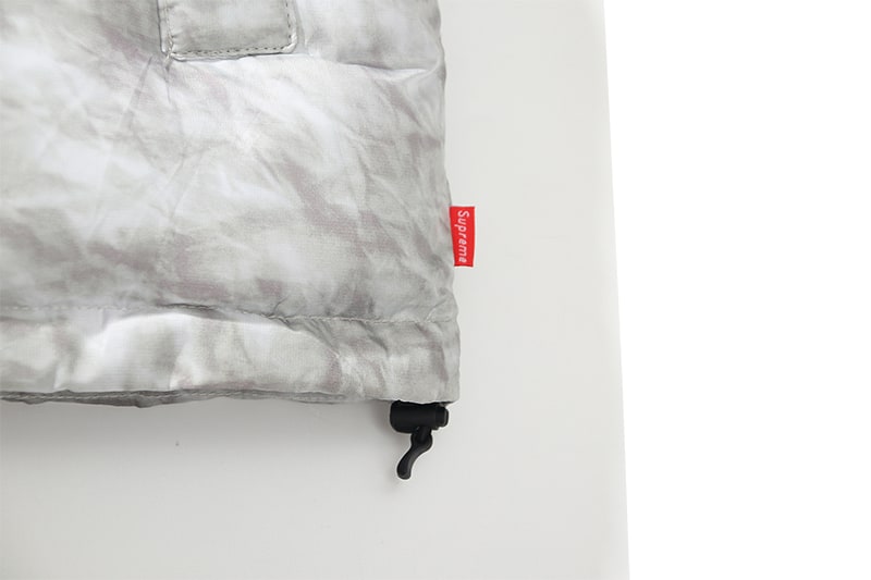 Пуховик Supreme x The North Face Paper Nuptse Jacket "Gray/Black" фото № 6