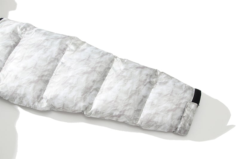 Пуховик Supreme x The North Face Paper Nuptse Jacket "Gray/Black" фото № 7